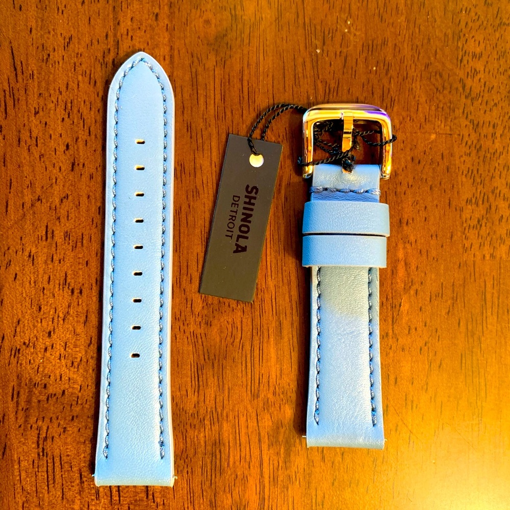 Shinola NWT leather watch strap 20mm